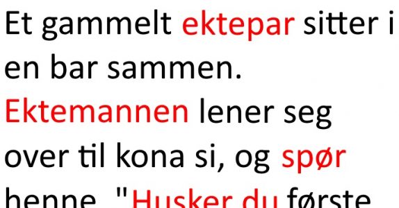 Politimannen tar det eldre ekteparet med buksene nede. Grunnen? Jeg ler så tårene triller!