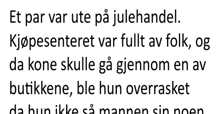 De sier menn har dårlig hukommelse. Men denne mannen? Jeg ler så jeg rister!