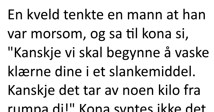 Han mobbet kona for vekten. Svaret hennes? Jeg ler så tårene triller!