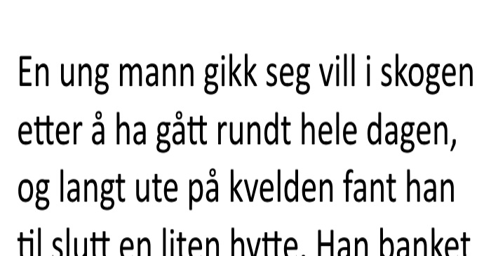 Gutten lover å ikke ligge med datteren, men klarer ikke holde seg. Straffen? Jeg ler så tårene triller!