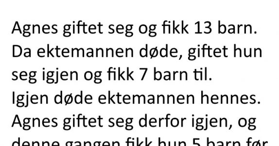 Kvinnen døde etter å ha født 25 barn. Men det som ble sagt i begravelsen? Jeg ler så jeg rister!