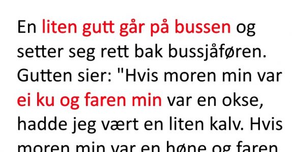Gutten irriterer bussjåføren så mye at han stopper bussen. Resultatet? Jeg ler så tårene triller!