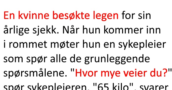 Sykepleieren håner den gamle damen. Men den gamle damens svar får meg til å LE høyt!