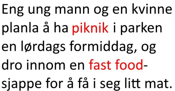 Han dro med kjæresten på piknik. Men det som skjedde? Jeg ler så tårene triller!