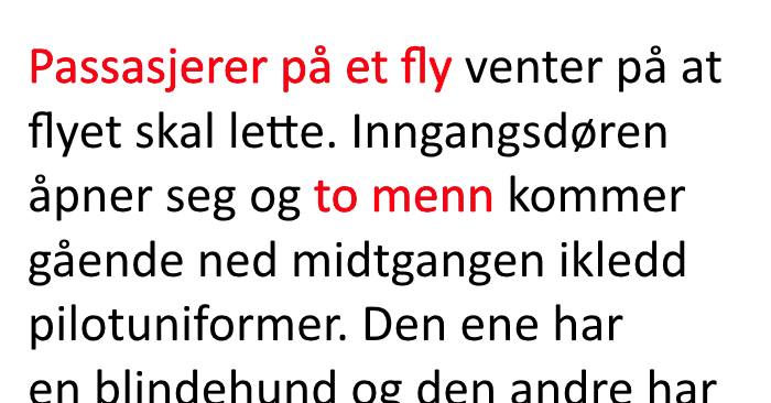 To blinde piloter kommer inn på et fly. Det som skjer? Jeg ler så tårene triller!