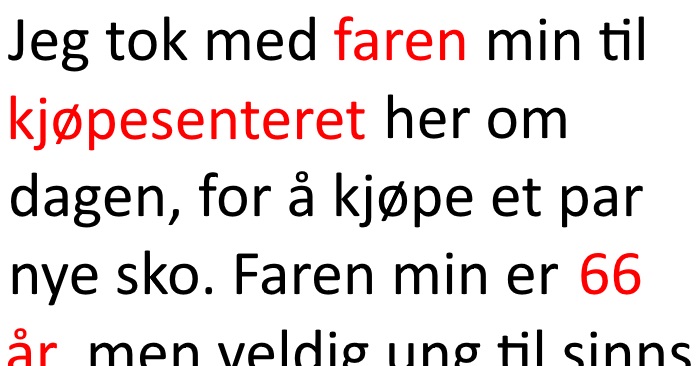 Jenta spør om mannen aldri har vært vill og ung. Svaret hans? Jeg ler så tårene triller!