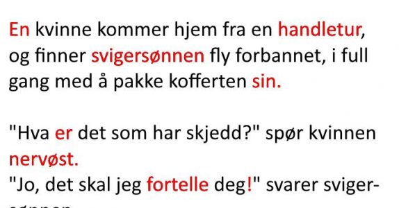 Han finner kona i senga med en annen mann. Forklaringen? Jeg ler så tårene triller!