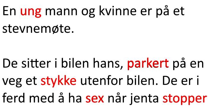 Hun avslører at hun er prostituert. Mannens svar? Jeg ler så tårene triller!