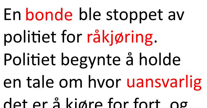 Bonden blir stoppet av politiet. Det han sier? Jeg ler så tårene triller!