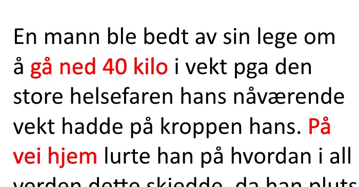 En mann trenger å gå ned i vekt med hjelp av noen vakre kvinner. Resultatet? Jeg ler så tårene triller!