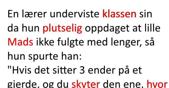 Læreren prøver å dumme han ut foran hele klassen. Svaret? Jeg ler så jeg gråter!