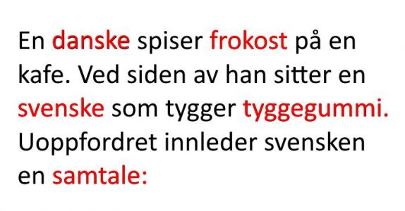 Svensken går nordmannen på nervene. Reaksjonen? Jeg ler så tårene triller!