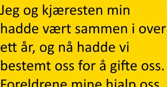 Brudens mor kom med et frekt forslag. Resultatet? Jeg ler så tårene triller!