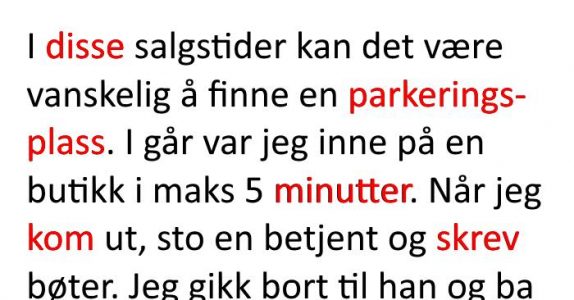 Han prøver å diskutere med en parkeringsvakt. Resultatet? Jeg ler så tårene triller!