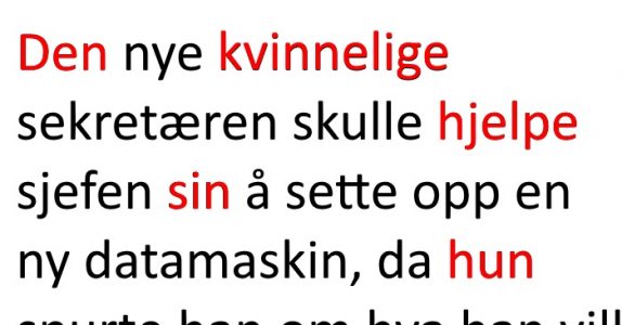 Sjefen prøvde å gjøre den nye sekretæren sin flau. Resultatet? Jeg ler så jeg rister!