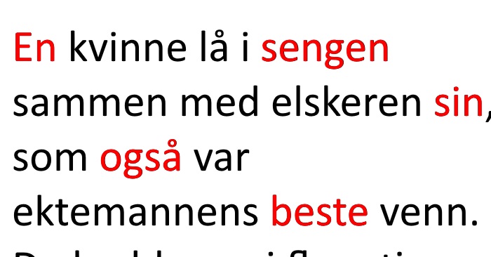 Kvinnens ektemann ringer mens hun ligger i sengen med elskeren sin. Det som skjer? Jeg ler så tårene spruter!