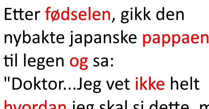 Datteren til det japanske paret ble født med rødt hår. Legens forklaring? Jeg ler meg ihjel!