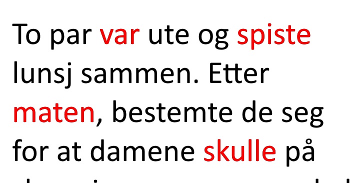 Mennene dro på seiltur mens konene var på shopping. Det som skjedde? Jeg ler så jeg rister!