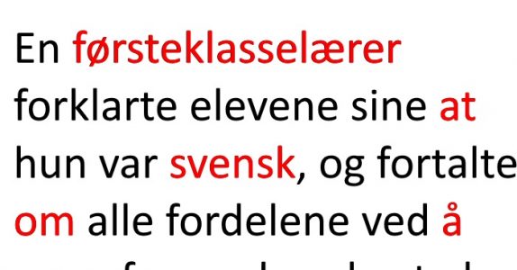Læreren spurte lille Kristin om hvor hun var fra. Svarte hun fikk? Jeg ler meg ihjel!