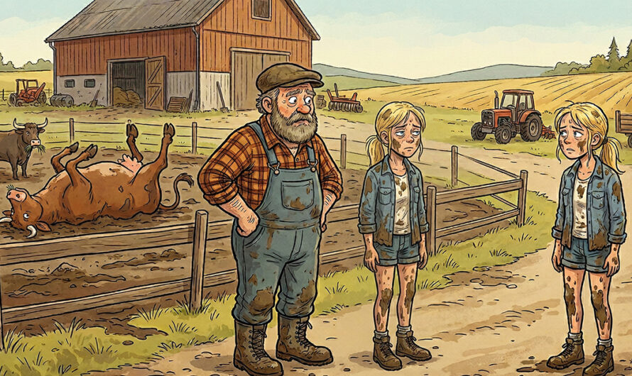 De to blondinene fikk jobb på bondegården. Hvordan det gikk? Jeg ler så jeg griner!