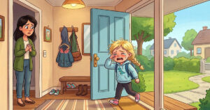 Lille Eva kom gråtende hjem fra skolen. Grunnen? Jeg ler så tårene triller!