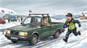 Han ble stoppet i politikontroll. Men det som skjedde? Jeg ler så tårene triller!